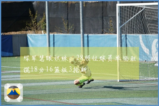 绿军慧眼识珠，28顺位球员单场狂揽18分16篮板3抢断